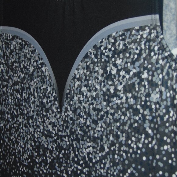 GK Black White Polkadots Leotard CL - Picture 2 of 7